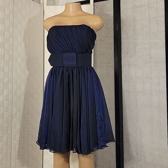 KATHRYN CONOVER CHAFFIN SHORT STRAPLESS COCKTAIL DRESS - Picture 11 of 13